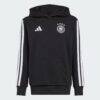 Germany National Team adidas Youth Alphaskin Hoodie - Black - Front View