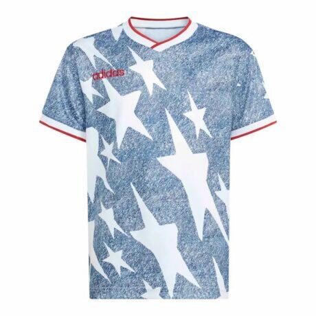adidas Youth USA 1994 Denim Graphic Fashion Jersey - Blue - Alt1