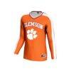 Clemson Tigers GameDay Greats Unisex Women's Volleyball Lightweight Fashion Jersey - Orange - Side View