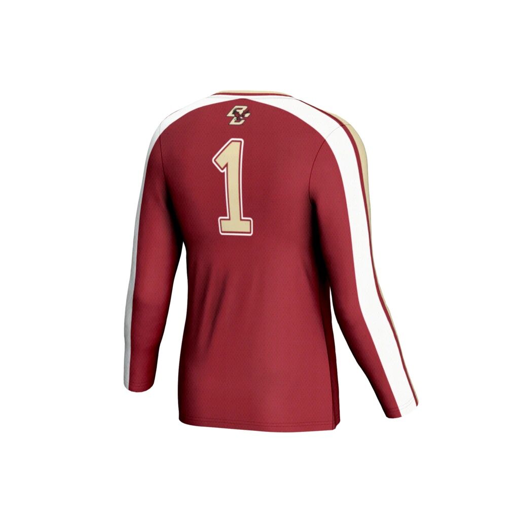 Boston College Eagles GameDay Greats Unisex Women's Volleyball Lightweight Fashion Jersey - Maroon