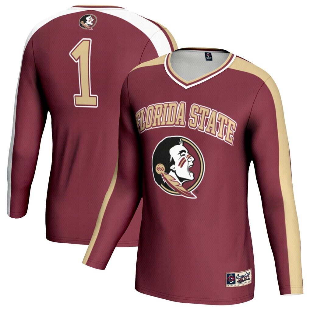 Florida State Seminoles GameDay Greats Unisex Women's Volleyball Lightweight Fashion Jersey - Garnet