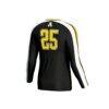Appalachian State Mountaineers GameDay Greats Youth Women's Volleyball Lightweight Fashion Jersey - Black - Detail View