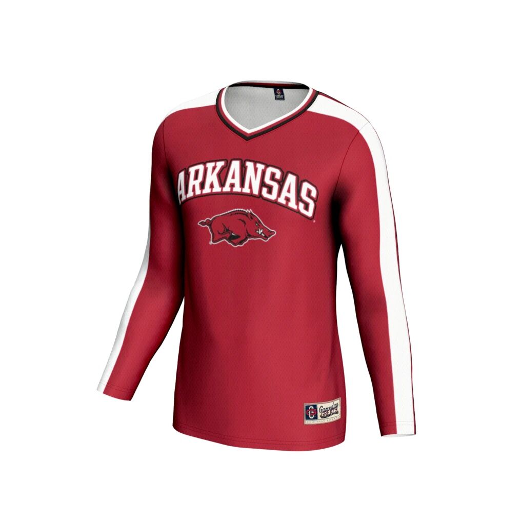 Arkansas Razorbacks GameDay Greats Youth Women's Volleyball Lightweight Fashion Jersey - Cardinal