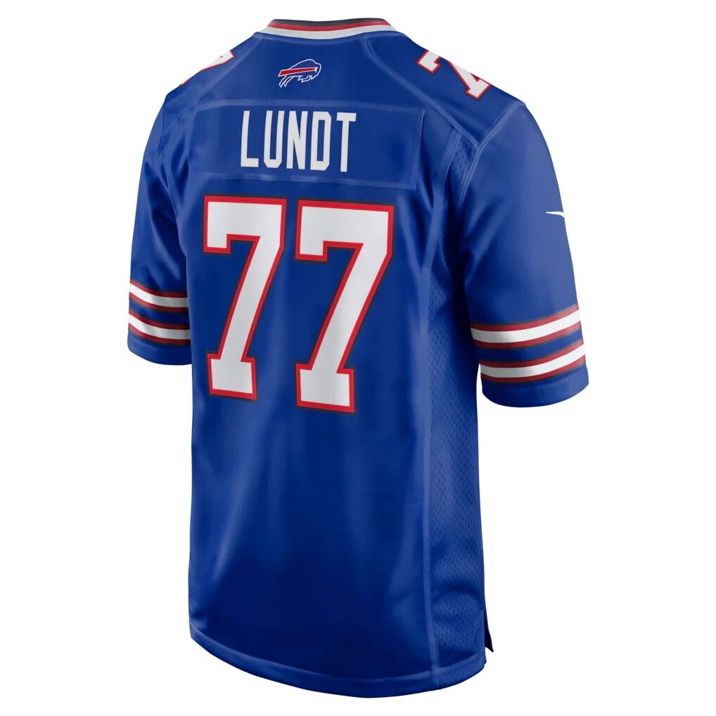 Chase Lundt Buffalo Bills Nike Team Game Jersey -  Royal