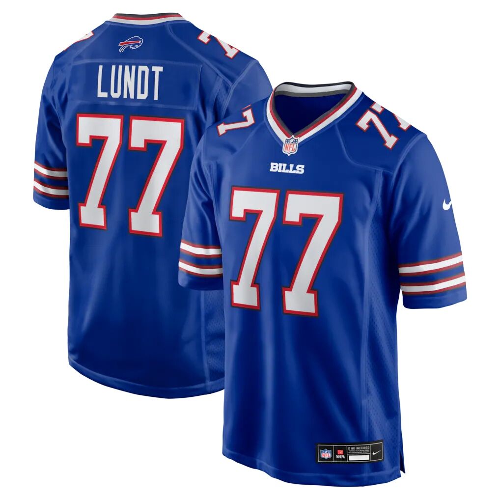Chase Lundt Buffalo Bills Nike Team Game Jersey -  Royal