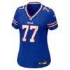Chase Lundt Buffalo Bills Nike Women's Team Game Jersey - - Side View
