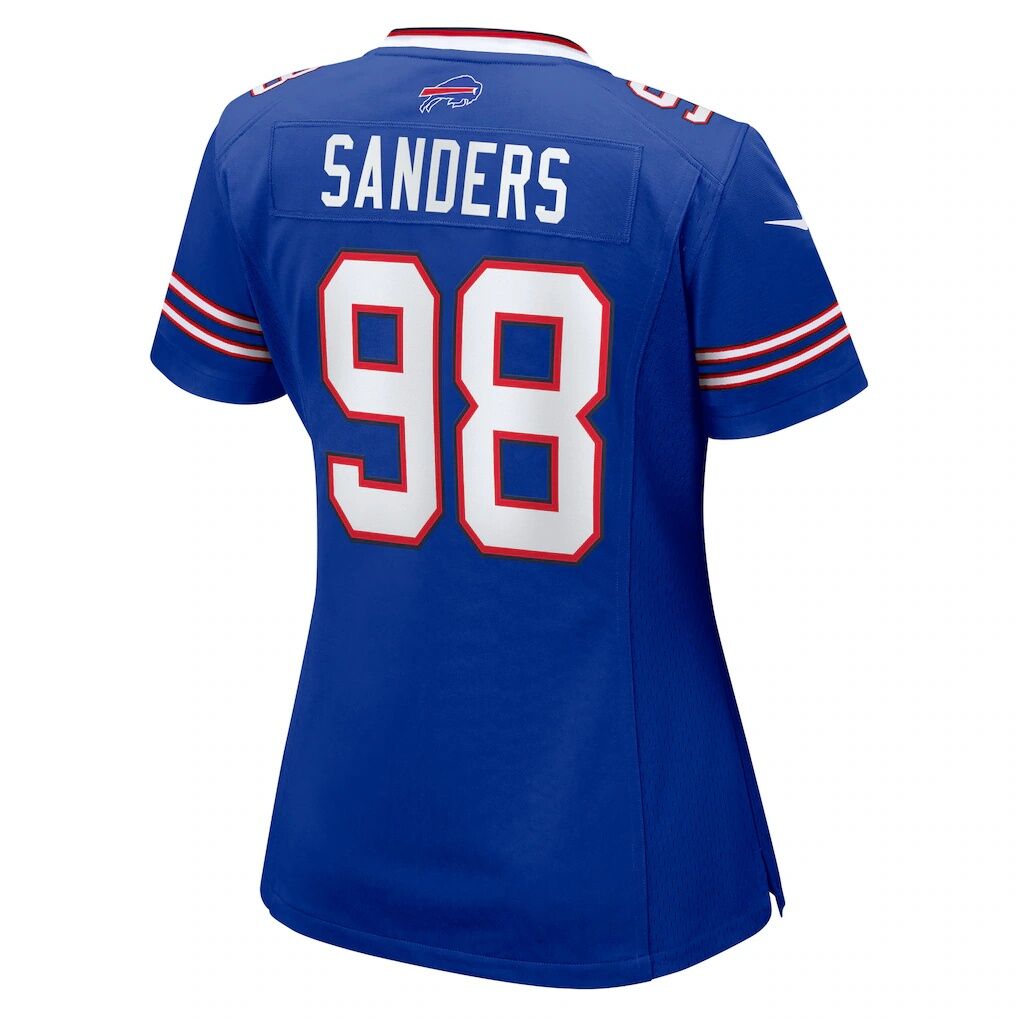 T.J. Sanders Buffalo Bills Nike Women's Team Game Jersey -  Royal
