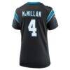 Tetairoa McMillan Carolina Panthers Nike Women's Team Game Jersey - Black - Detail View