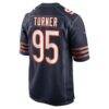 Shemar Turner Chicago Bears Nike Team Game Jersey - Navy - Detail View