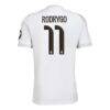 Rodrygo Real Madrid adidas 2025/26 Home Replica Jersey - White - Detail View