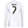 Vini Jr. Real Madrid adidas 2025/26 Home Replica Jersey - White - Detail View