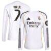 Vini Jr. Real Madrid adidas 2025/26 Home Replica Jersey - White - Front View