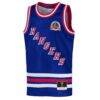 Mark Messier New York Rangers Mitchell & Ness Youth Maxxed Out Fashion Basketball Jersey - Blue - Side View