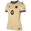 Barcelona Nike Women's 2025/26 Away Stadium Replica Jersey - Gold - Side View