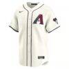 Arizona Diamondbacks Nike Youth Home Custom Limited Jersey - White - Side View