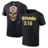 Fashion7 WWE x Orlando City SC 3:16 T-Shirt - Black - Front View
