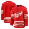 Detroit Red Wings Fashion7 Centennial Premium Jersey - Red - Front View