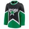 Dallas Stars Fashion7 Alternate Premium Jersey - Black - Side View