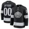 Los Angeles Kings Fashion7 Alternate Premium Custom Jersey - Black - Front View