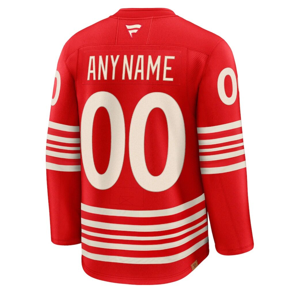 Detroit Red Wings Fashion7 Centennial Premium Custom Jersey