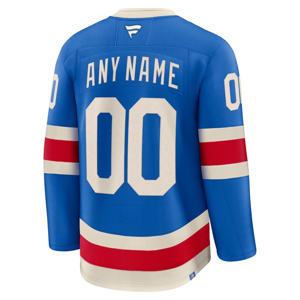 New York Rangers Fashion7 Centennial Premium Custom Jersey