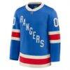 New York Rangers Fashion7 Centennial Premium Custom Jersey - Blue - Side View