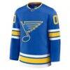 St. Louis Blues Fashion7 Home Premium Custom Jersey - Blue - Side View
