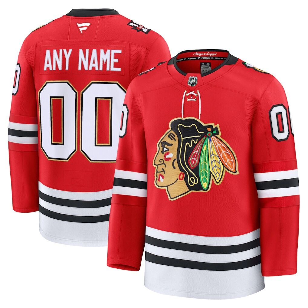 Chicago Blackhawks Fashion7 Centennial Premium Custom Jersey