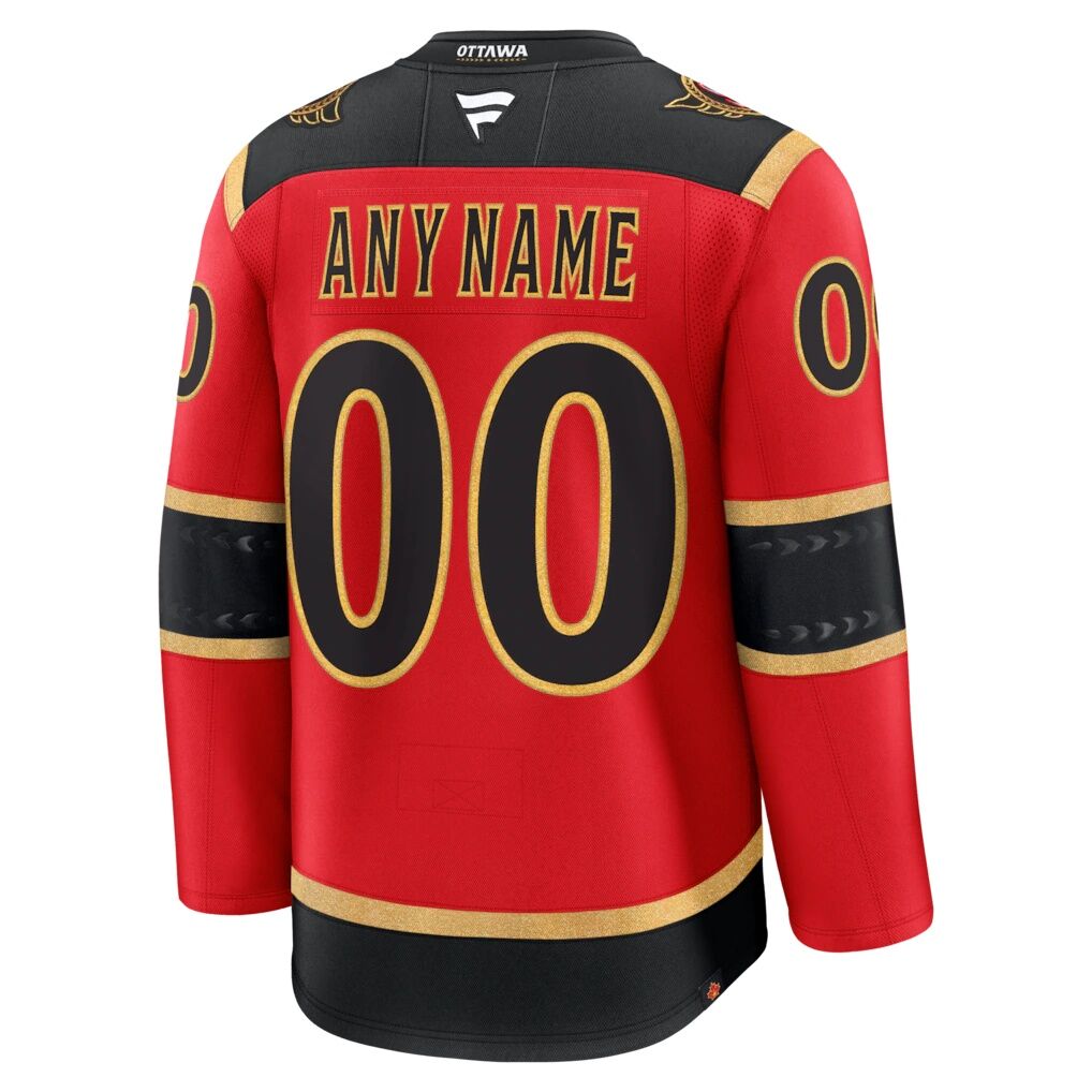 Ottawa Senators Fashion7 Alternate Custom Premium Jersey