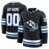 Utah Mammoth Fashion7 Home Premium Custom Jersey - Black - Front View