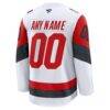 Carolina Hurricanes Fashion7 Away Premium Custom Jersey - White - Detail View