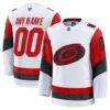 Carolina Hurricanes Fashion7 Away Premium Custom Jersey - White - Front View