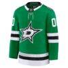 Dallas Stars Fashion7 Alternate Premium Custom Jersey - Kelly Green - Side View