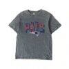 New England Patriots Gameday Couture Women's Peak Performance Oversized Snow Wash T-Shirt - Gray - Front View