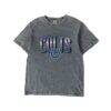 Indianapolis Colts Gameday Couture Women's Peak Performance Oversized Snow Wash T-Shirt - Gray - Front View
