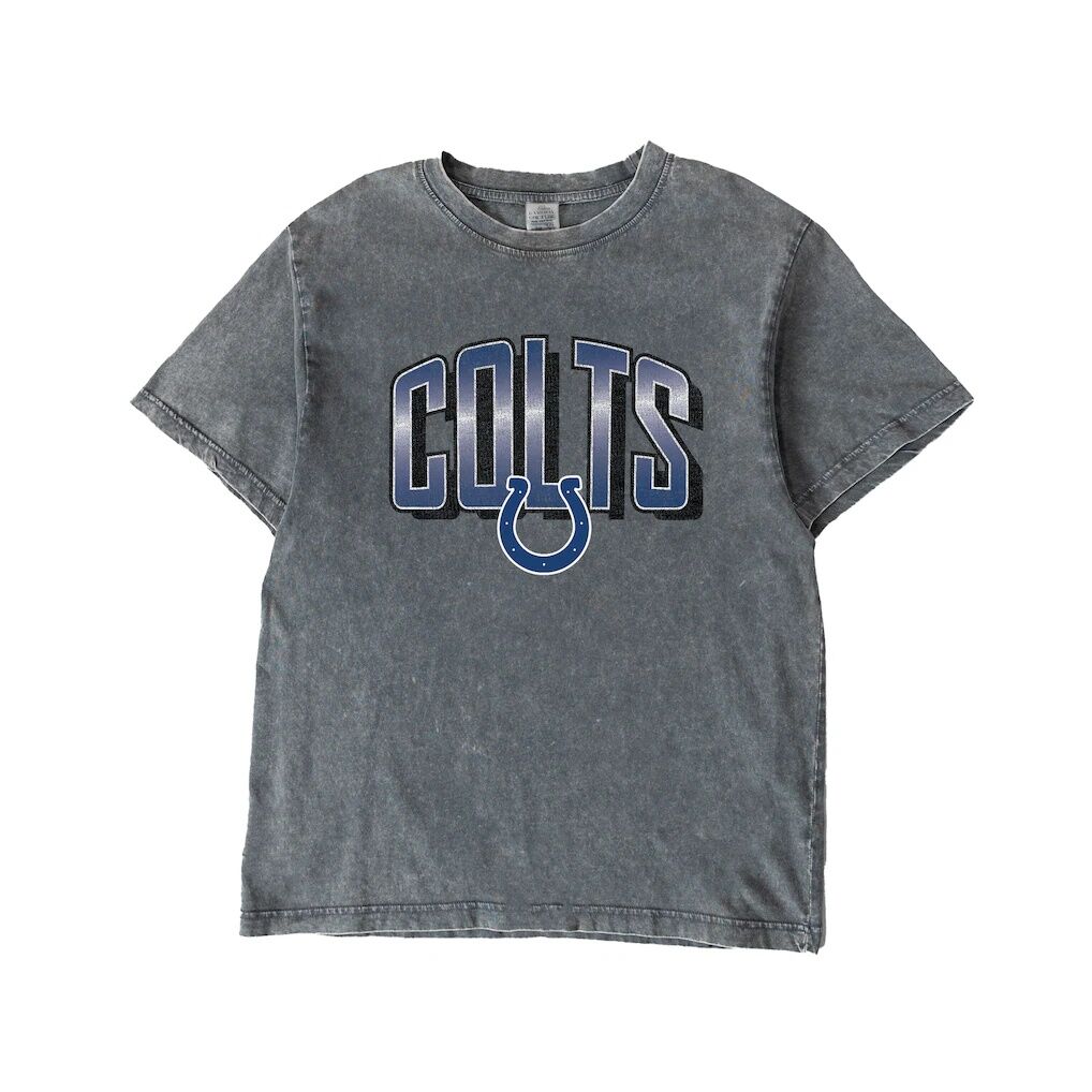 Indianapolis Colts Gameday Couture Women's Peak Performance Oversized Snow Wash T-Shirt
