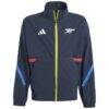 Arsenal adidas Youth 2025/26 Club Anthem Full-Zip Jacket - Navy - Front View