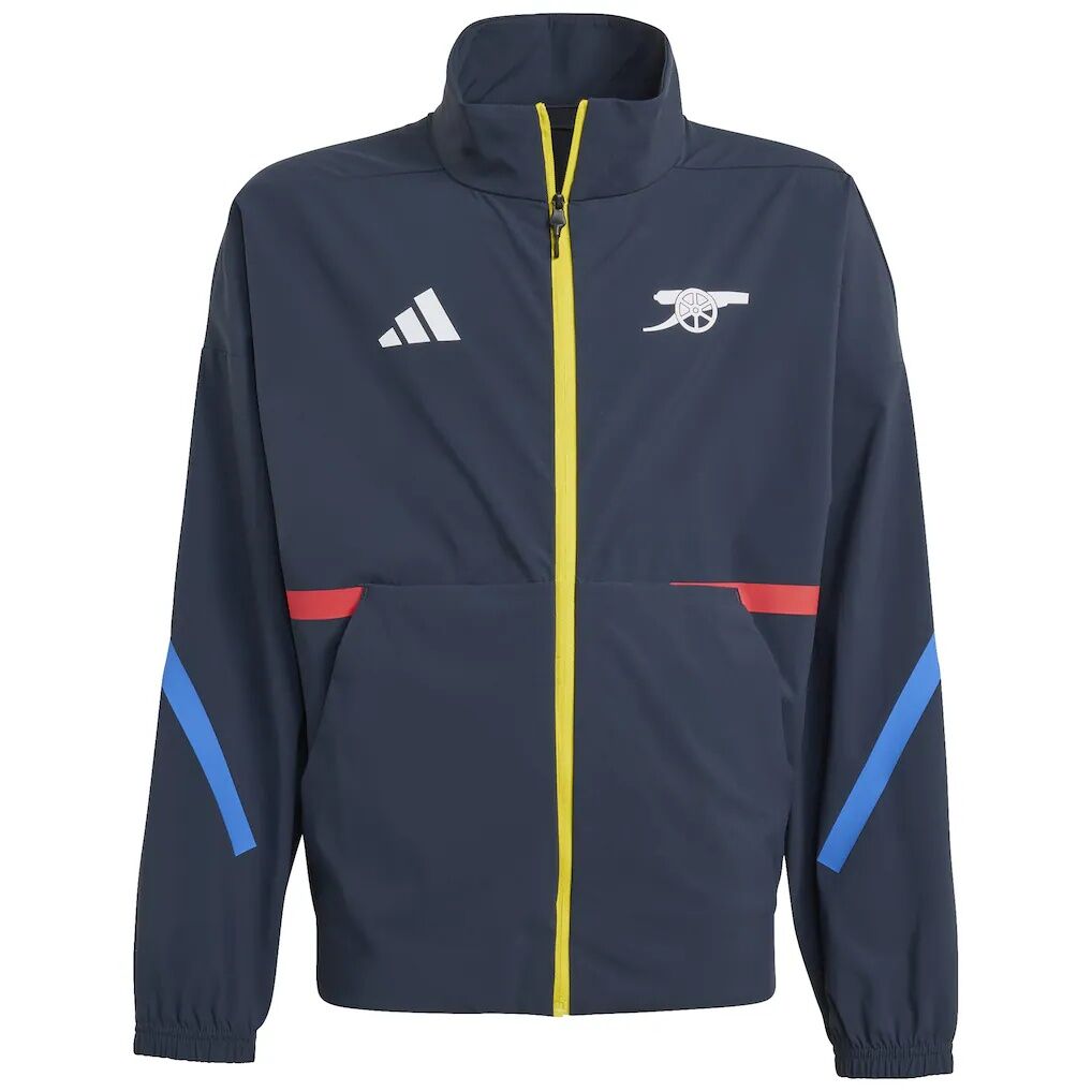 Arsenal adidas Youth 2025/26 Club Anthem Full-Zip Jacket