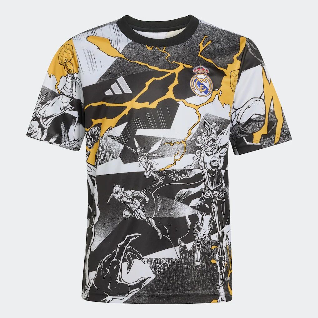 Real Madrid x Marvel adidas Youth AEROREADY 2025/26 Pre-Match Top