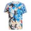 Manchester United X Stone Roses adidas Youth Replica Jersey - Blue - Front View