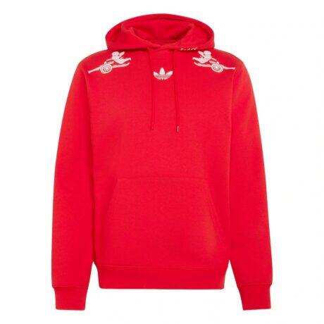 Arsenal x Places+Faces adidas Hoodie - Red - Front View