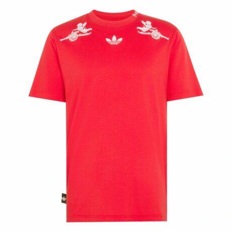 Arsenal x Places+Faces adidas T-Shirt - Red - Front View
