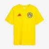 Club America adidas Youth Culturewear T-Shirt - Yellow - Front View