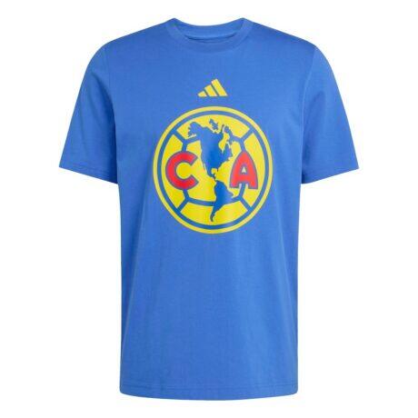 Club America adidas DNA Alphaskin T-Shirt - Blue - Alt1