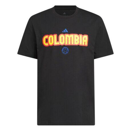 Colombia National Team adidas Jersey Hook T-Shirt - Black - Front View
