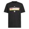 Germany National Team adidas Jersey Hook T-Shirt - Black - Front View