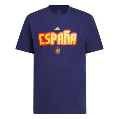 Spain National Team adidas Jersey Hook T-Shirt - Navy - Front View