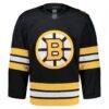 Boston Bruins Fashion7 Home Authentic Pro Jersey - Black - Side View