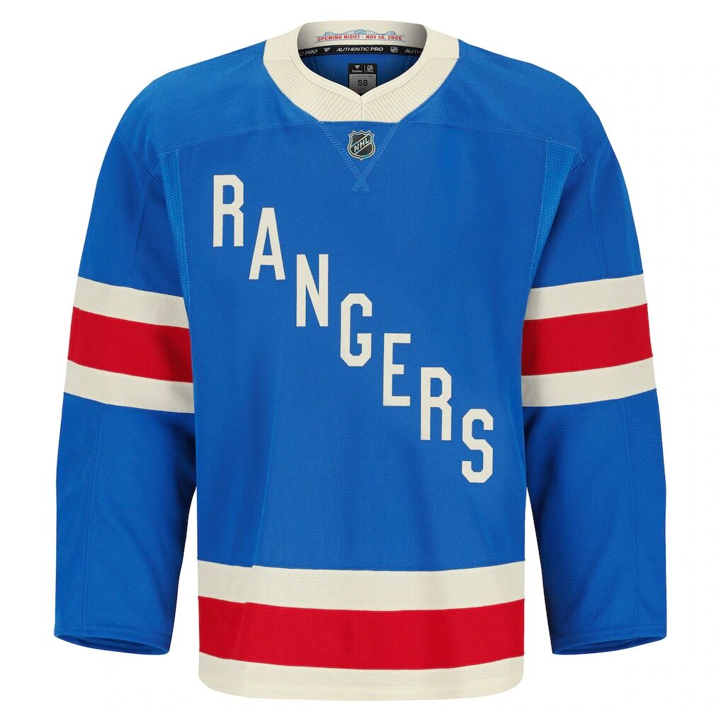 New York Rangers Fashion7 Centennial Authentic Pro Jersey
