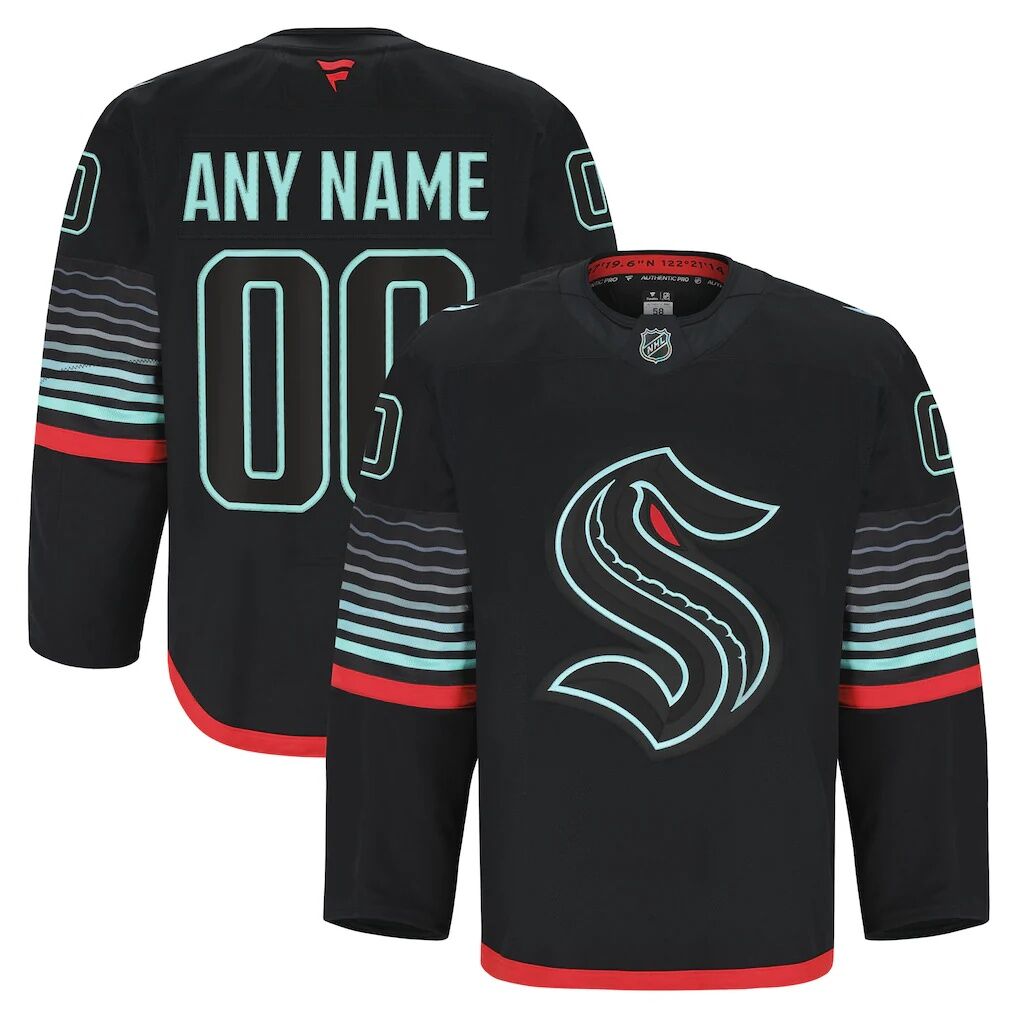 Seattle Kraken Fashion7 Alternate Authentic Pro Custom Jersey